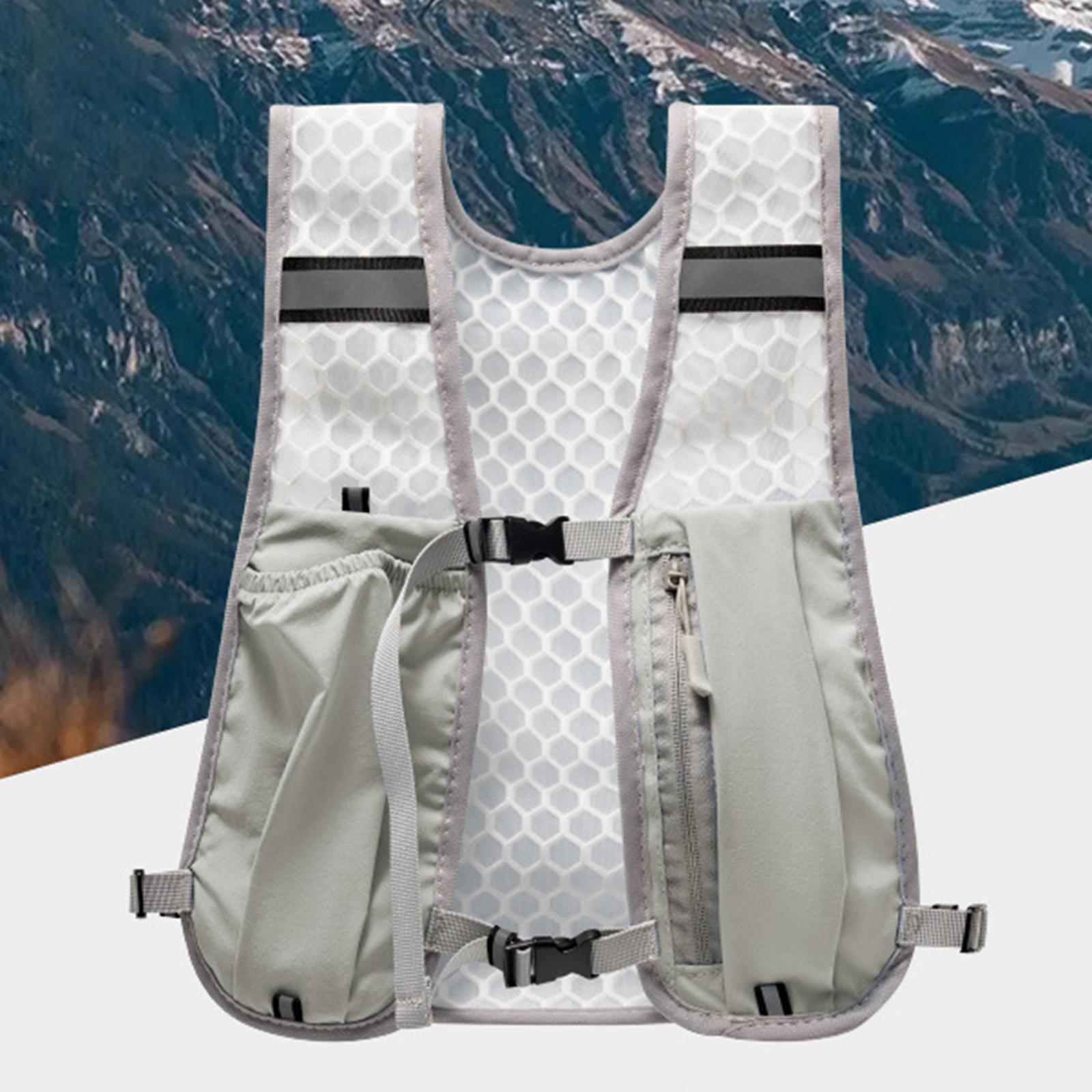 Running Gear Hydration - Rompi Hidrasi Reflektif dengan Kantong Botol