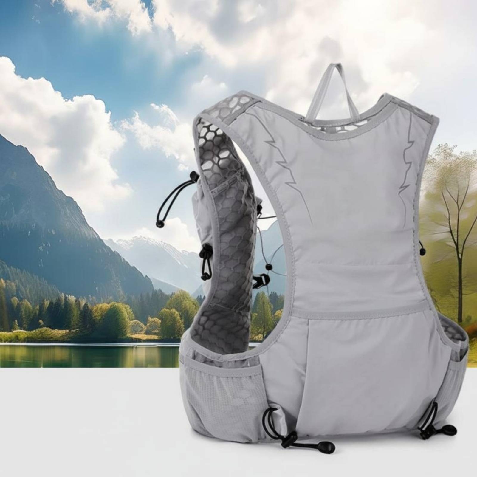 Running Gear Hydration - Rompi Hidrasi Ransel Jaring Bernapas untuk