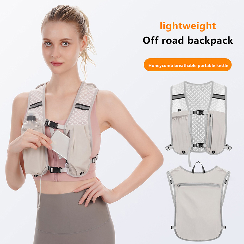 Running Hydration Vest - Rompi Penyimpanan Botol Air Lari Baru,