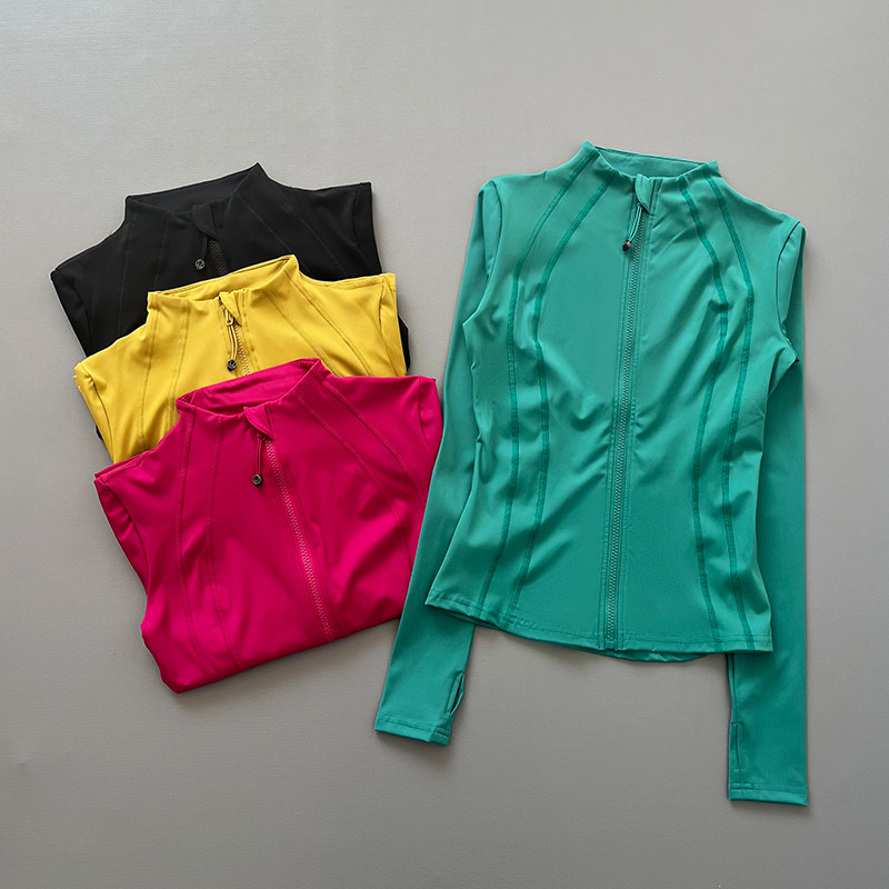 Running Gears - Jaket Olahraga Wanita Lengan Panjang Resleting