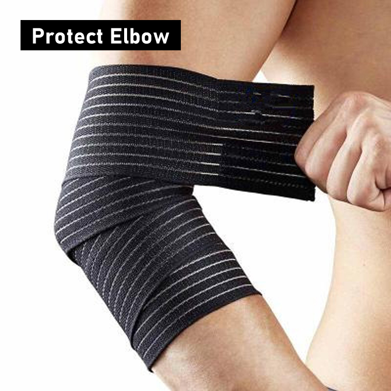 General Running Gear - Perban Kompresi Olahraga Elastis Velcro Pelindung