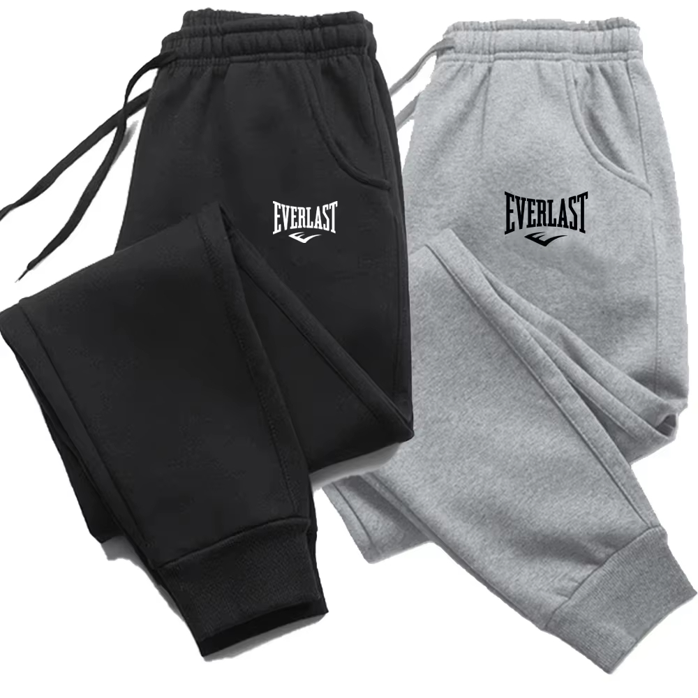 Running Gear Winter - Celana Jogger Bermotif EVERLAST untuk Pria
