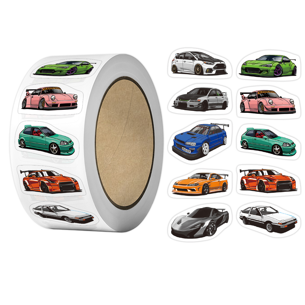 Blister Plaster Sport - 500 Buah Stiker Mobil Sport Mini