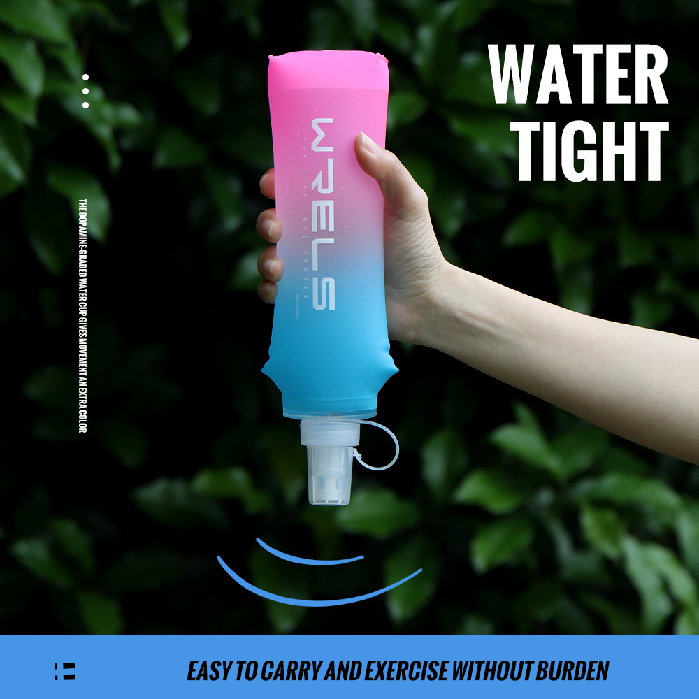 Botol Air Olahraga TPU Lipat B - Running Gear Water ulasan dan harga