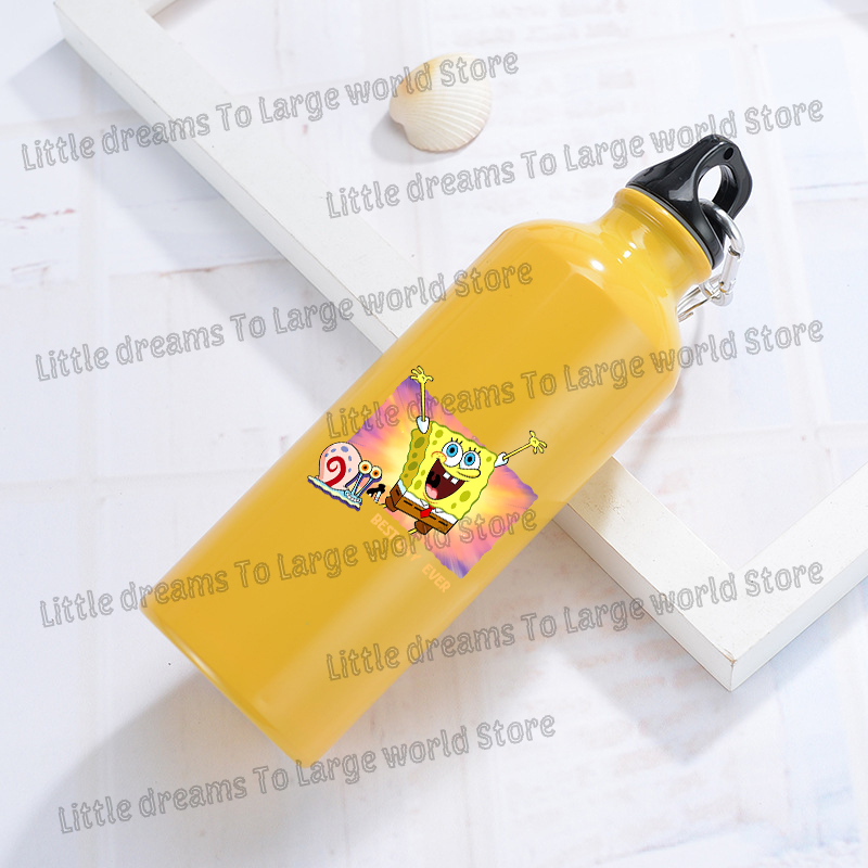 Botol Air Aluminium SpongeBob  - Running Gear Water ulasan dan harga