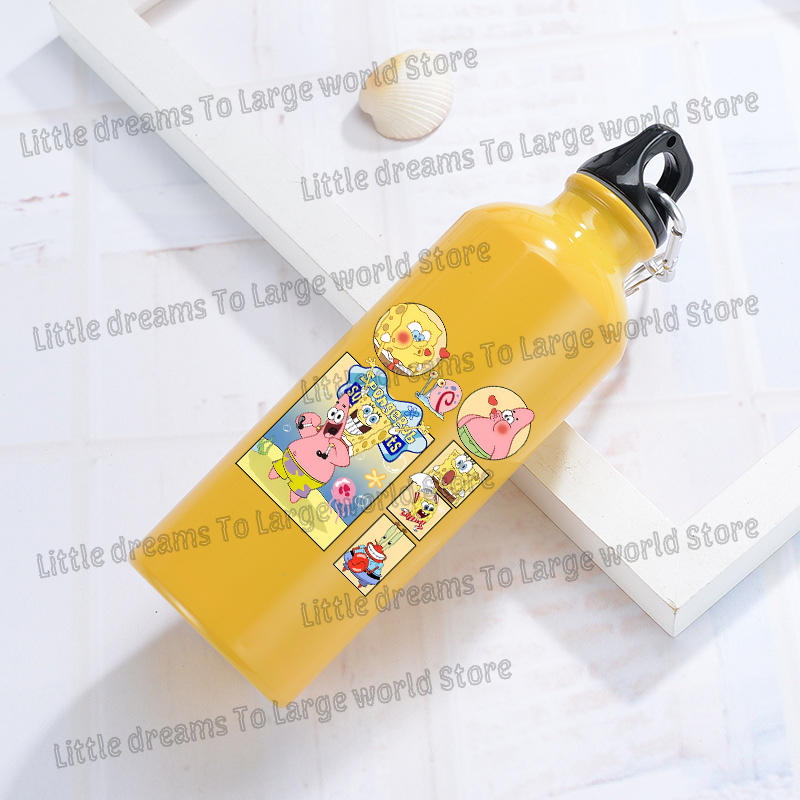 Botol Air Aluminium SpongeBob  - Running Gear Water ulasan dan harga