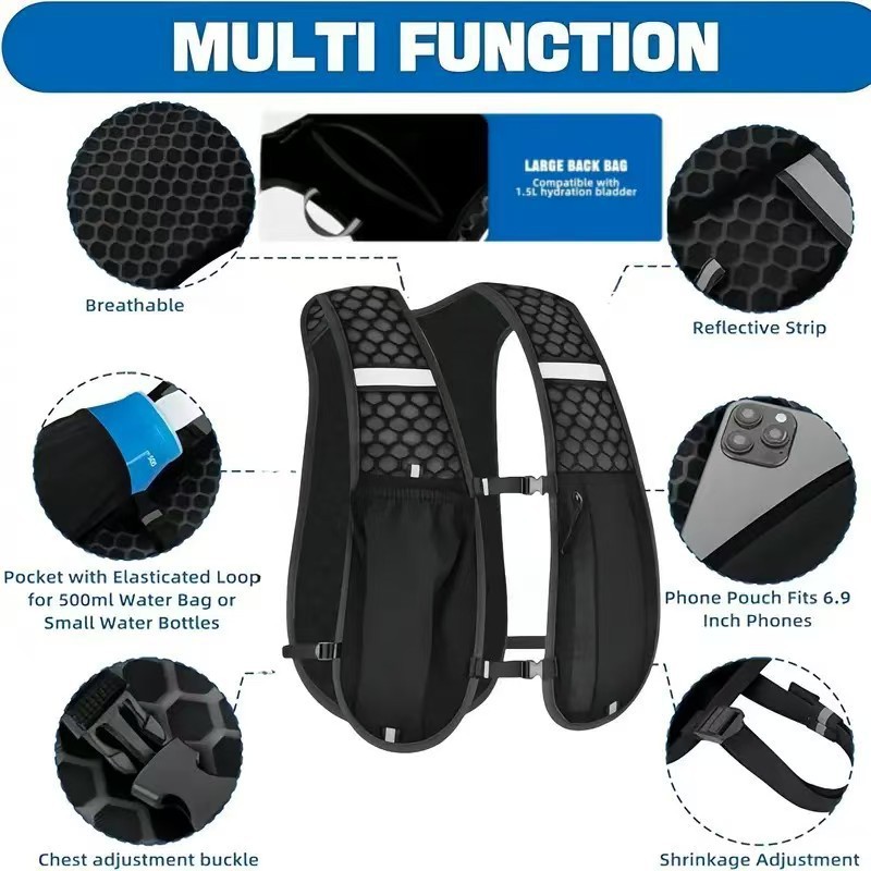 Rompi Hidrasi Lari untuk Wanit - Running Hydration Vest ulasan dan harga