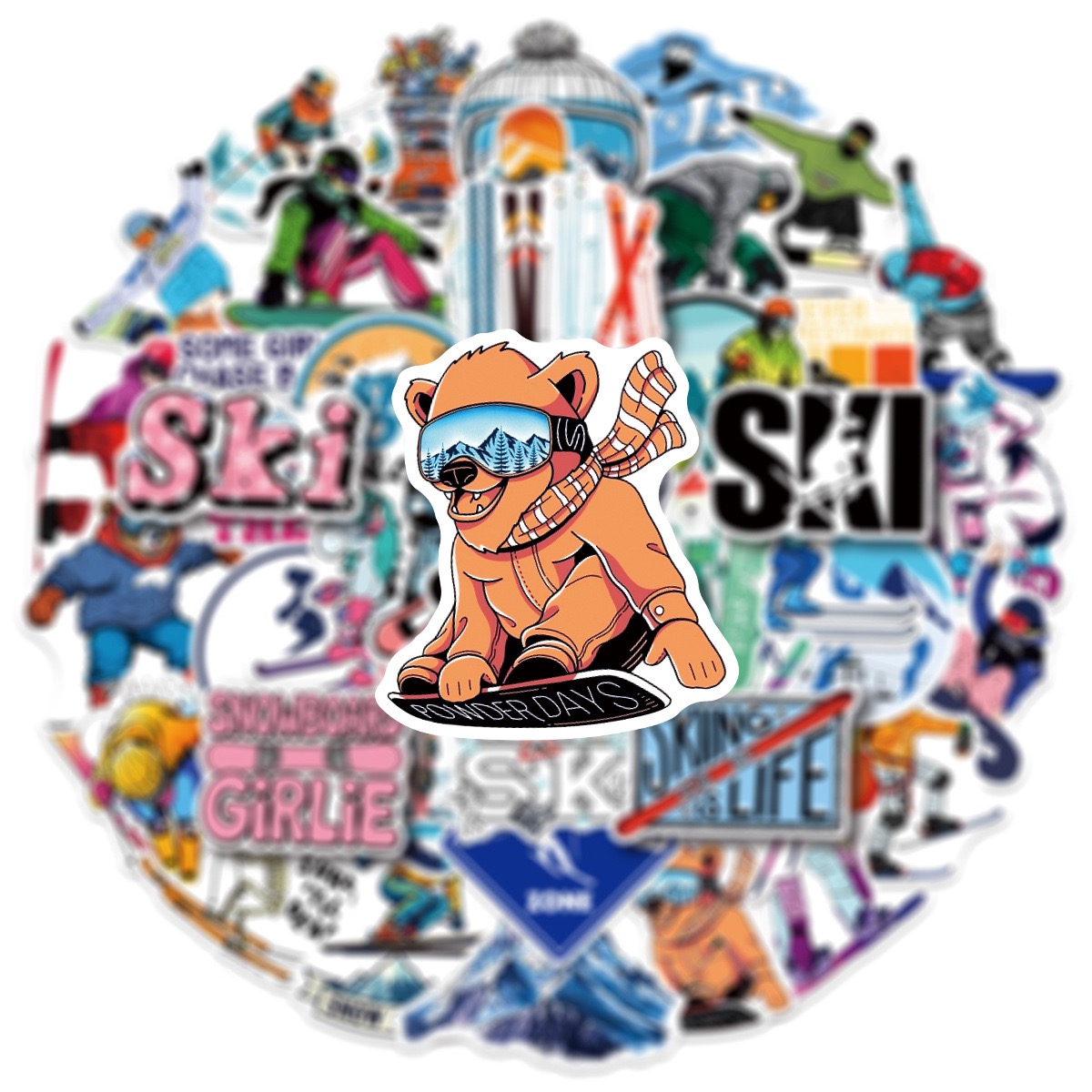 50 Buah Stiker Grafiti Olahrag - Blister Plaster Sport ulasan dan harga