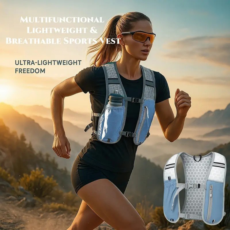 Rompi Penyimpanan Botol Air La - Running Hydration Vest ulasan dan harga