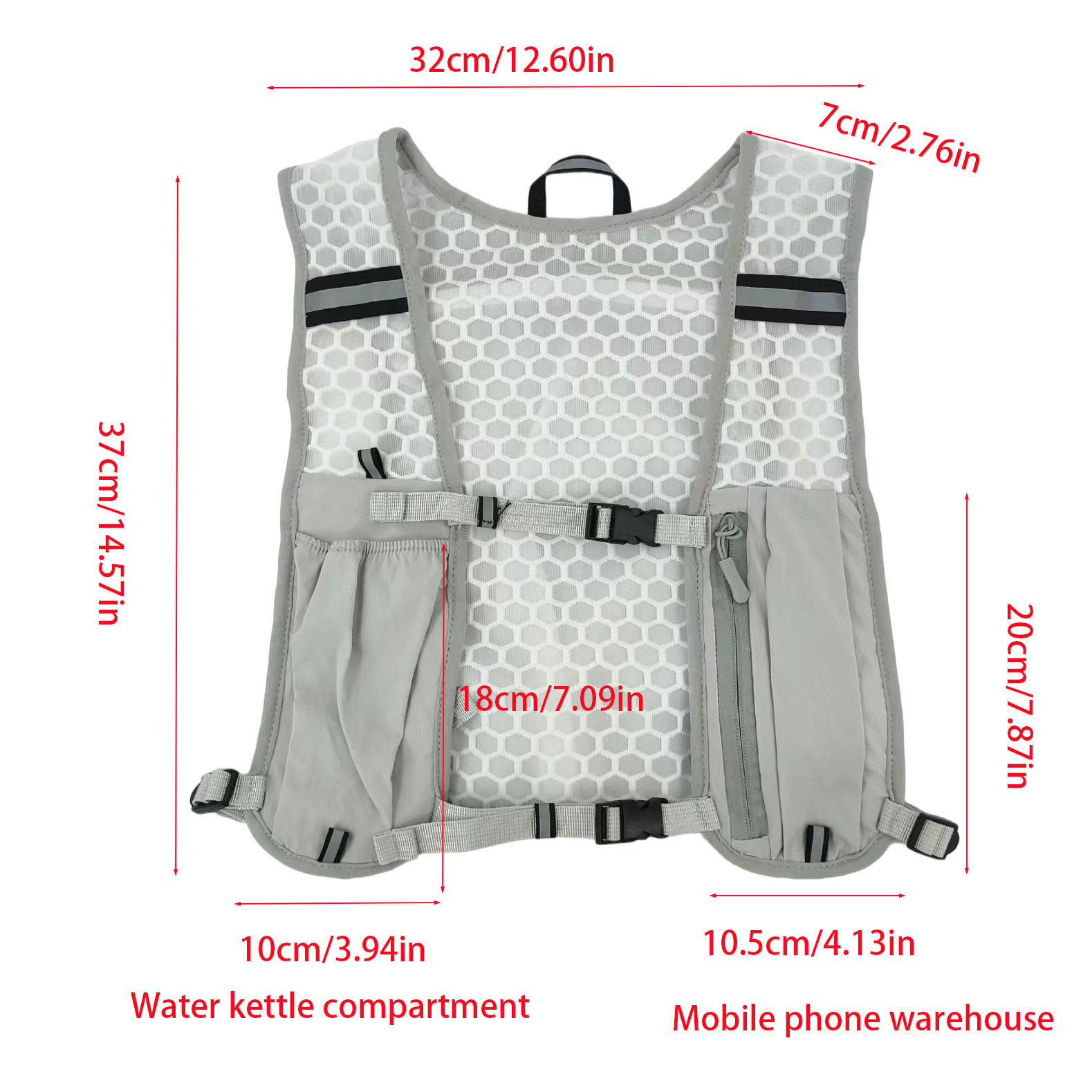 Rompi Lari Unisex Tahan Air da - Running Hydration Vest ulasan dan harga