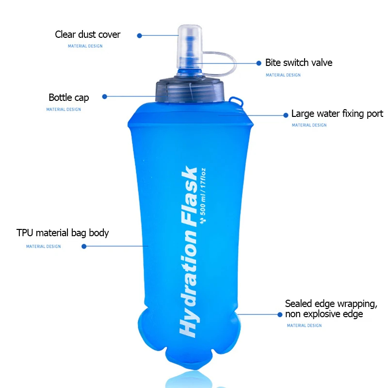 Botol air kebugaran luar ruang - Running Gear Water ulasan dan harga