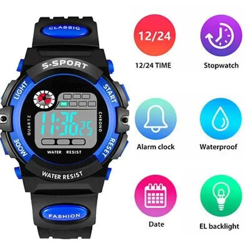 Jam Tangan Elektronik Anak Lak - Running Gear Water ulasan dan harga